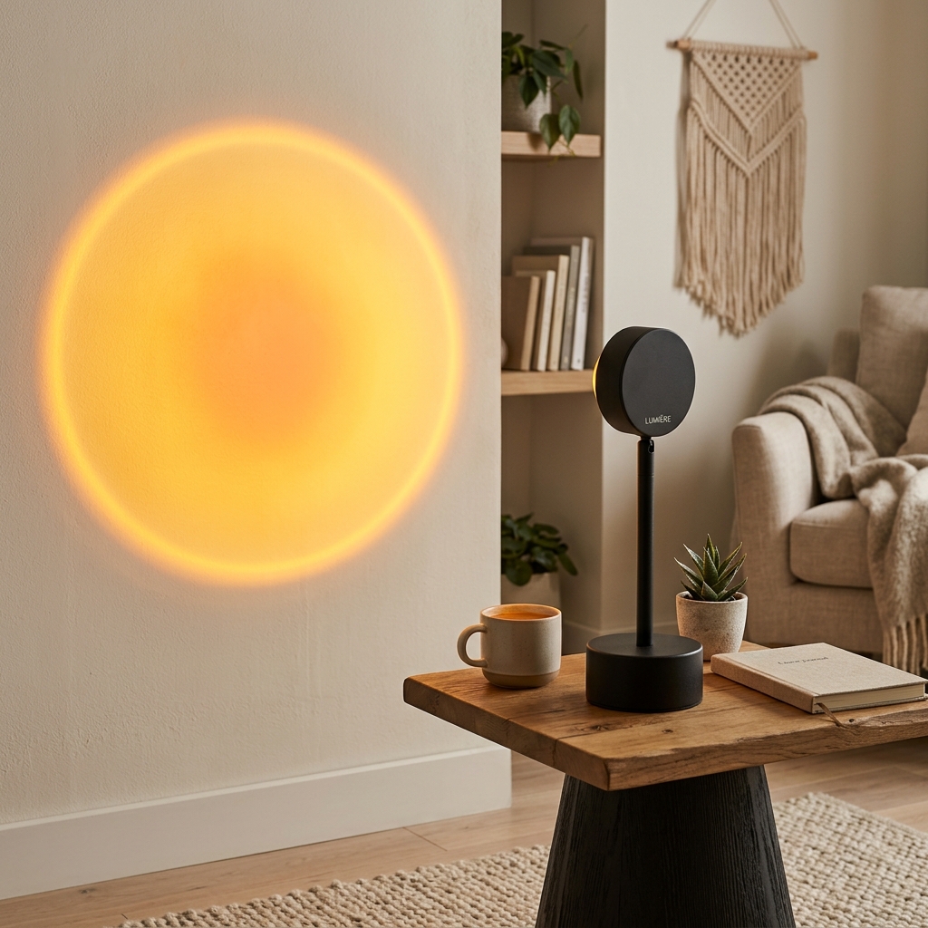 Smart LED Sunset Projection Lamp